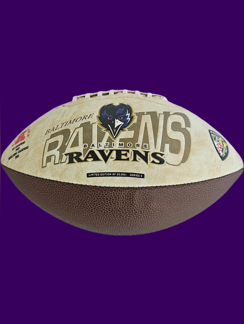 Baltimore Ravens Football Limited Edition Series 4 Fotoball NFL Collectable